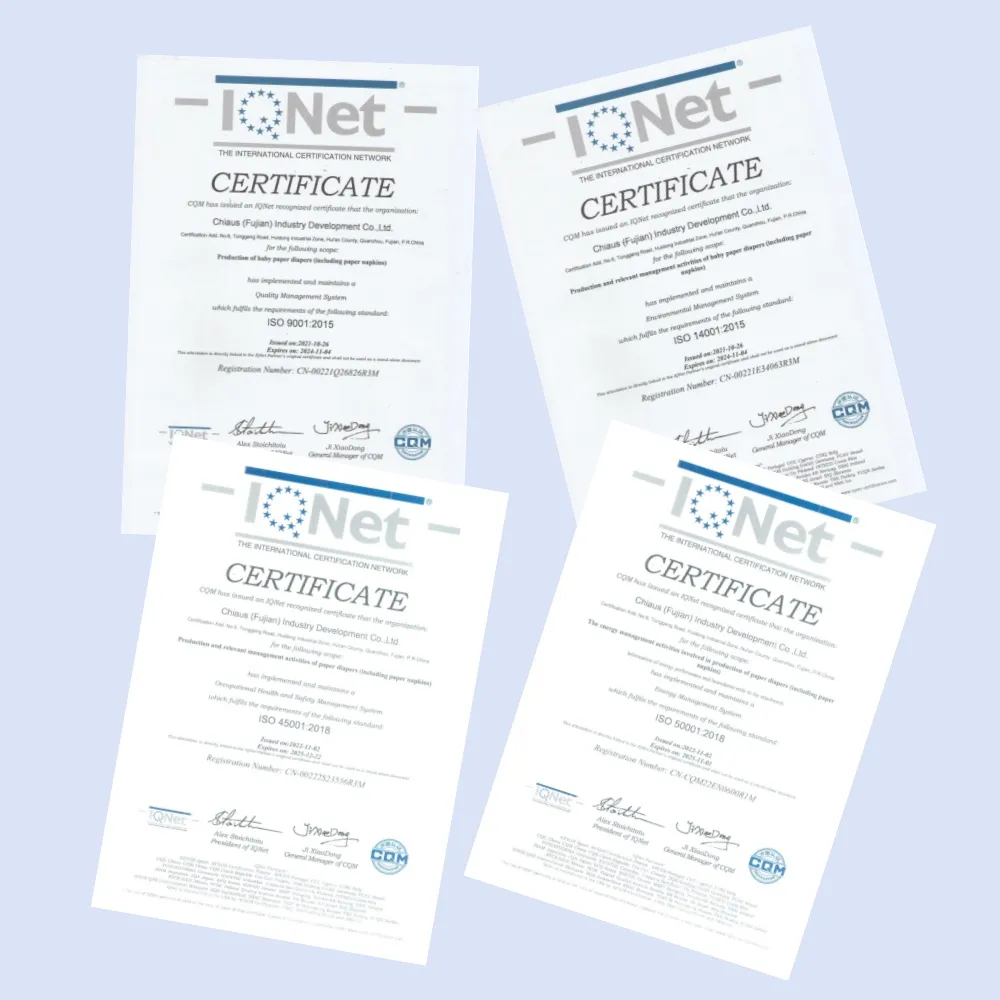Pet Diapers certificate Pet Diapers certificate